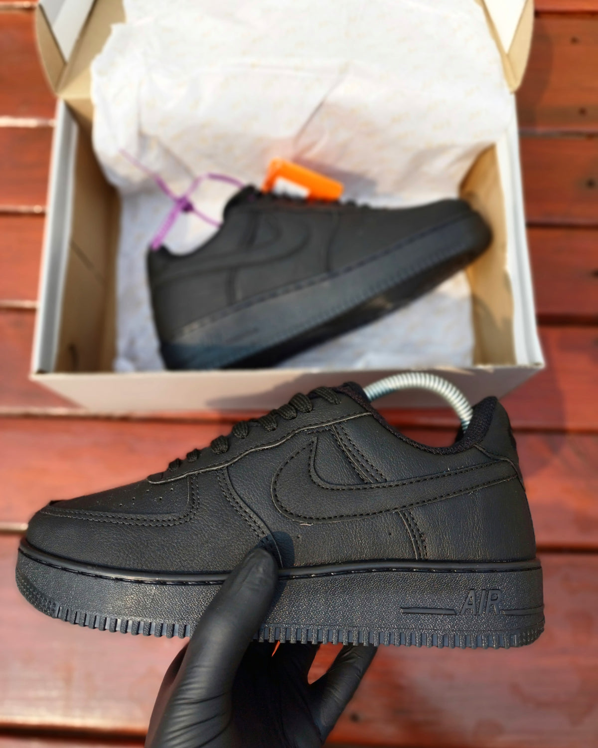 Tênis Nike Air Force 1 Black - Réplica