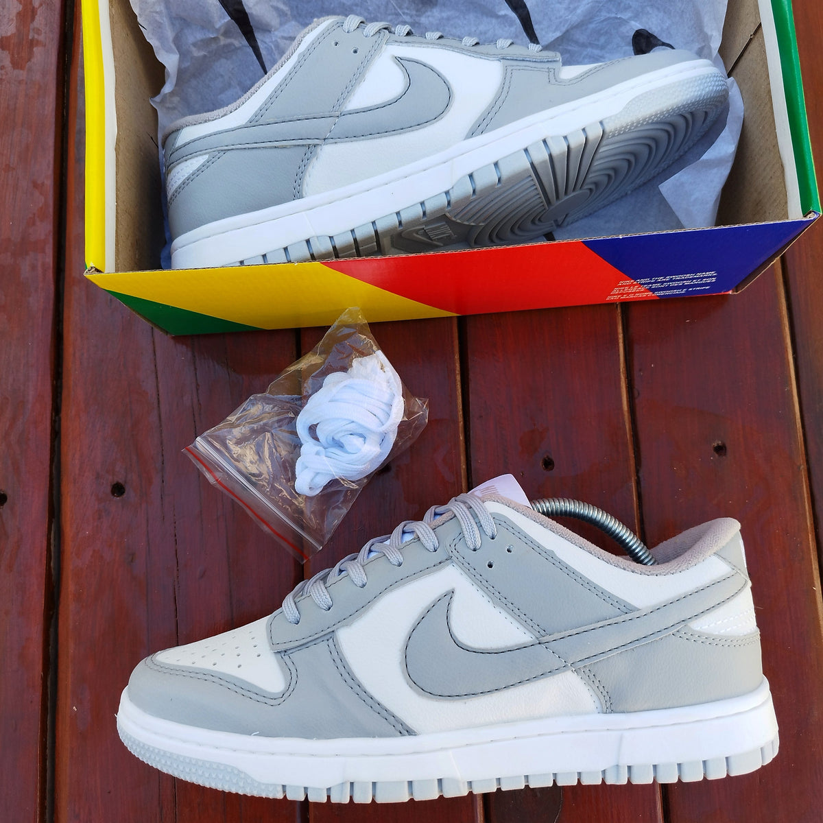 Tênis Dunk Low Masculino Grey Fog - Réplica