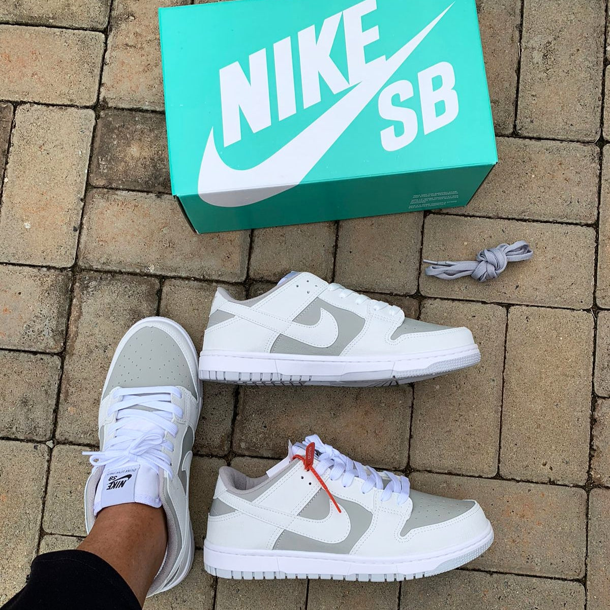 Nike Dunk Low Retro Wolf Grey - Réplica