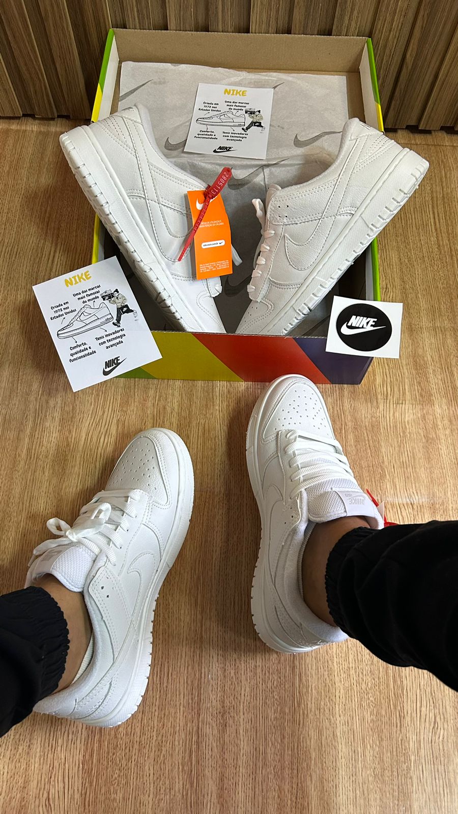 Tênis Nike SB Dunk Low Pro "White"