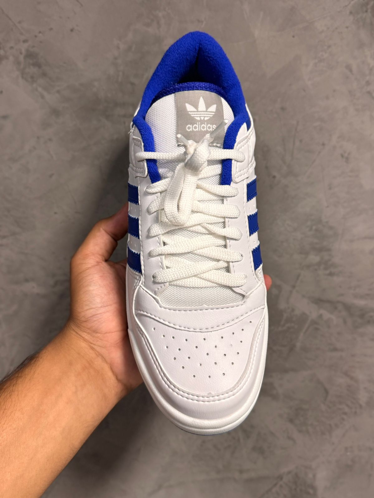 Tênis Adidas Forum Low - Azul e Branco