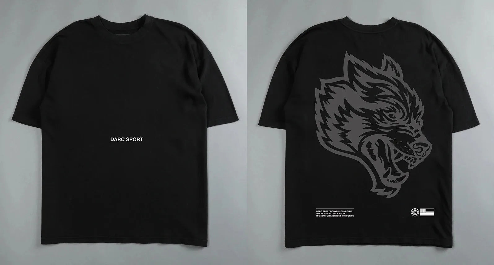 Camisa Oversized Masculina GYM WOLVES - STREET VIBE