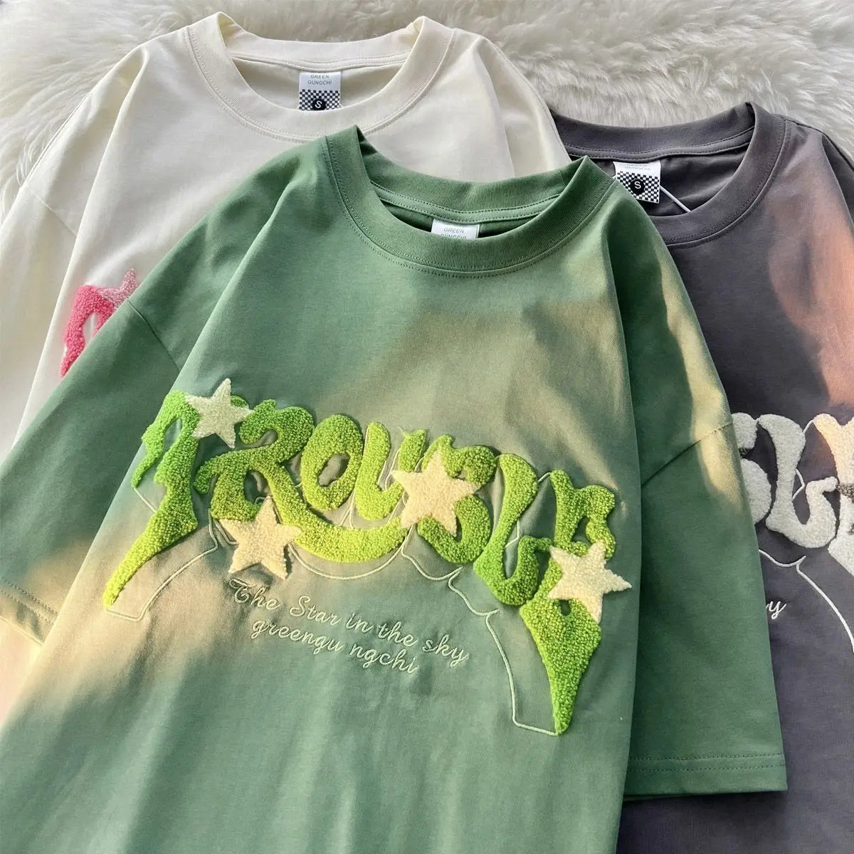 Camiseta Oversized Estampa Apeluciada - STREAKER