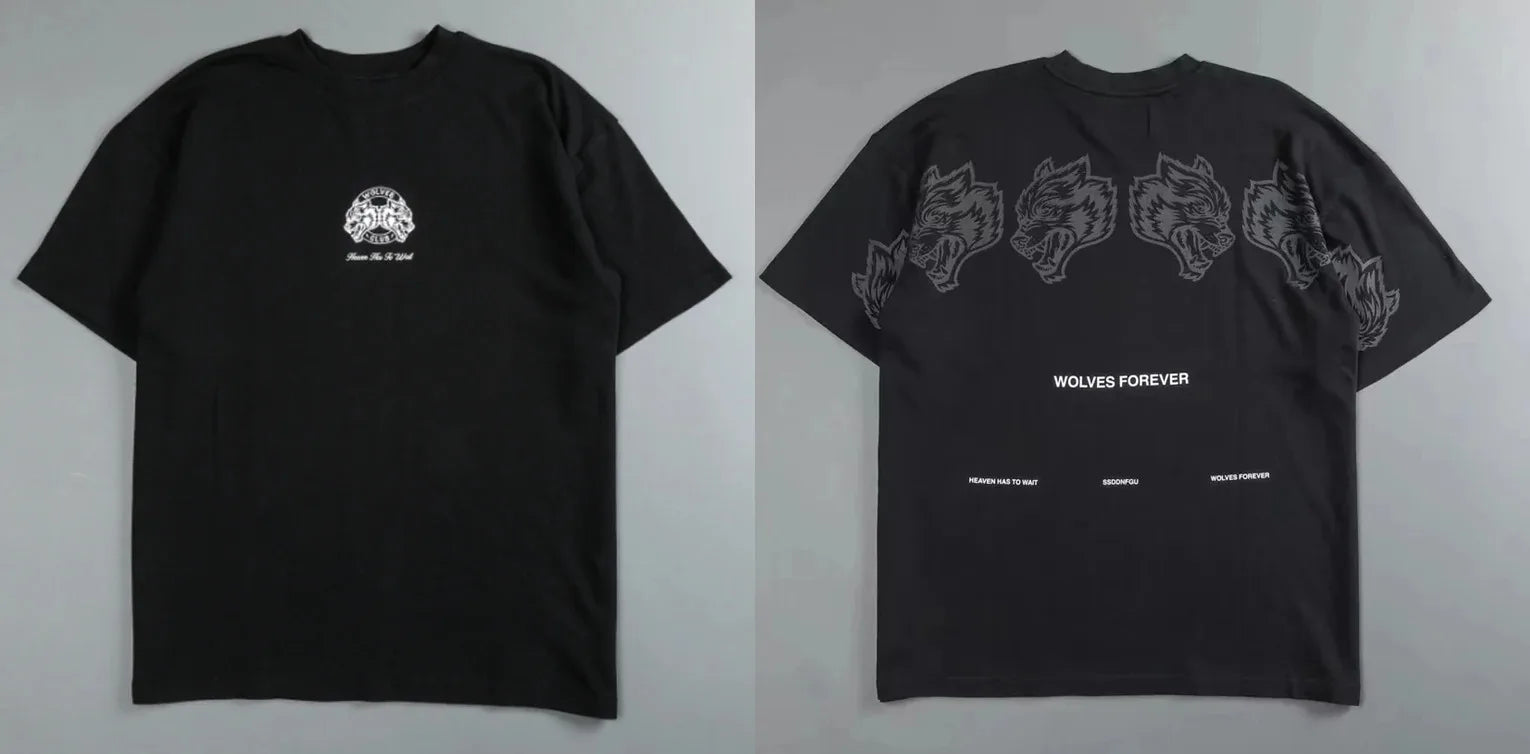 Camisa Oversized Masculina GYM WOLVES - STREET VIBE