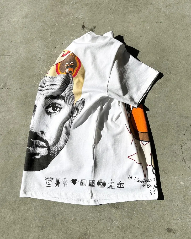 Camiseta Oversized Kanye West - STREAKER