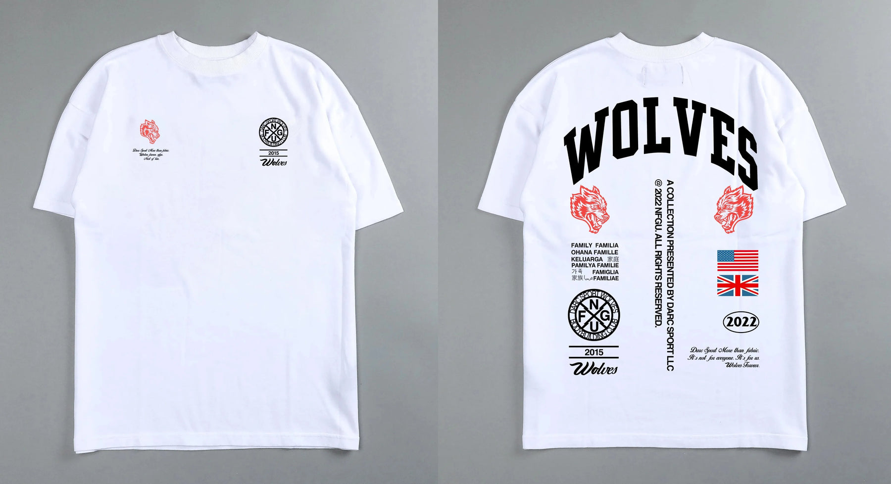Camisa Oversized Masculina GYM WOLVES - STREET VIBE