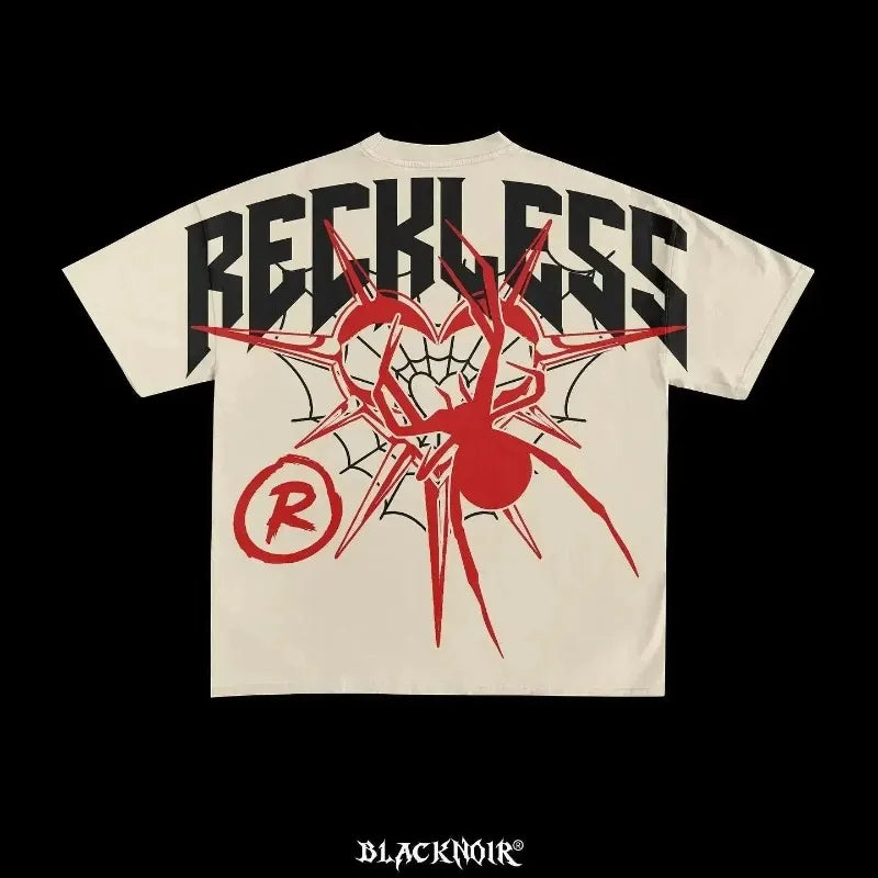 Camiseta Oversized Spider Reckless - STREAKER