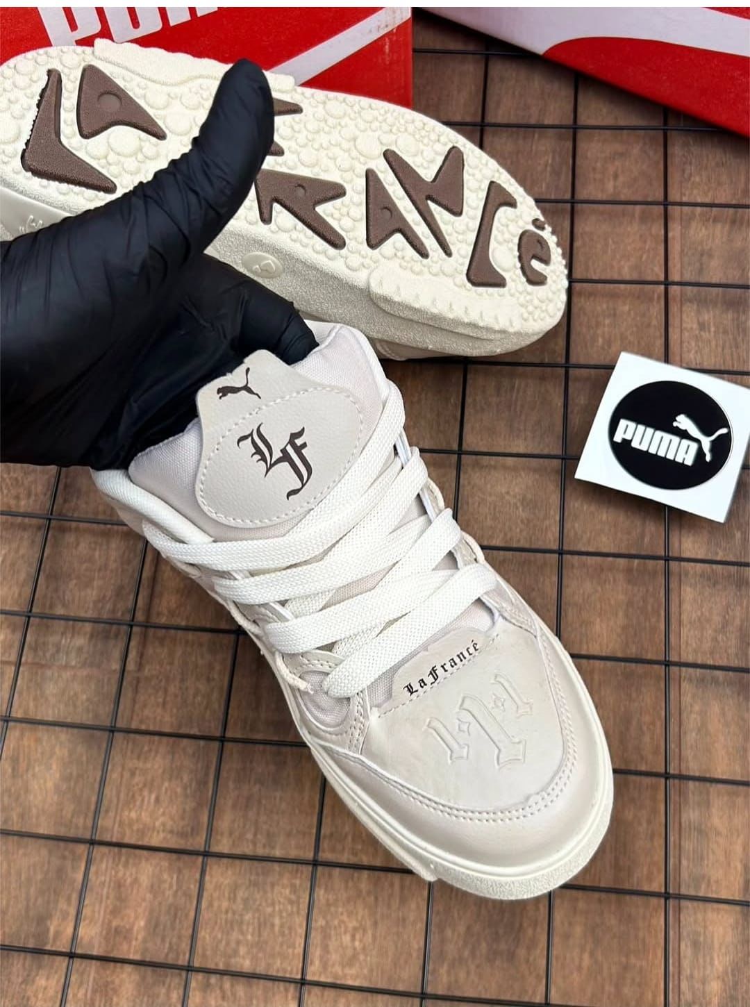 Tênis Puma La Francé Bege