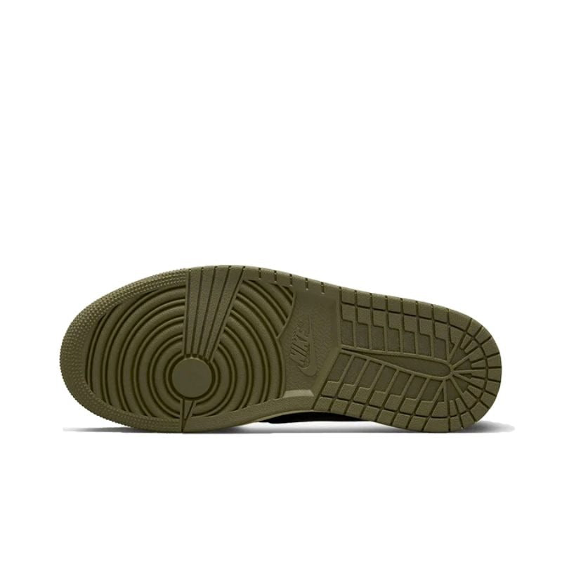 Tênis Air Jordan 1 Retrô Low OG SP Travis Scott Olive - Réplica