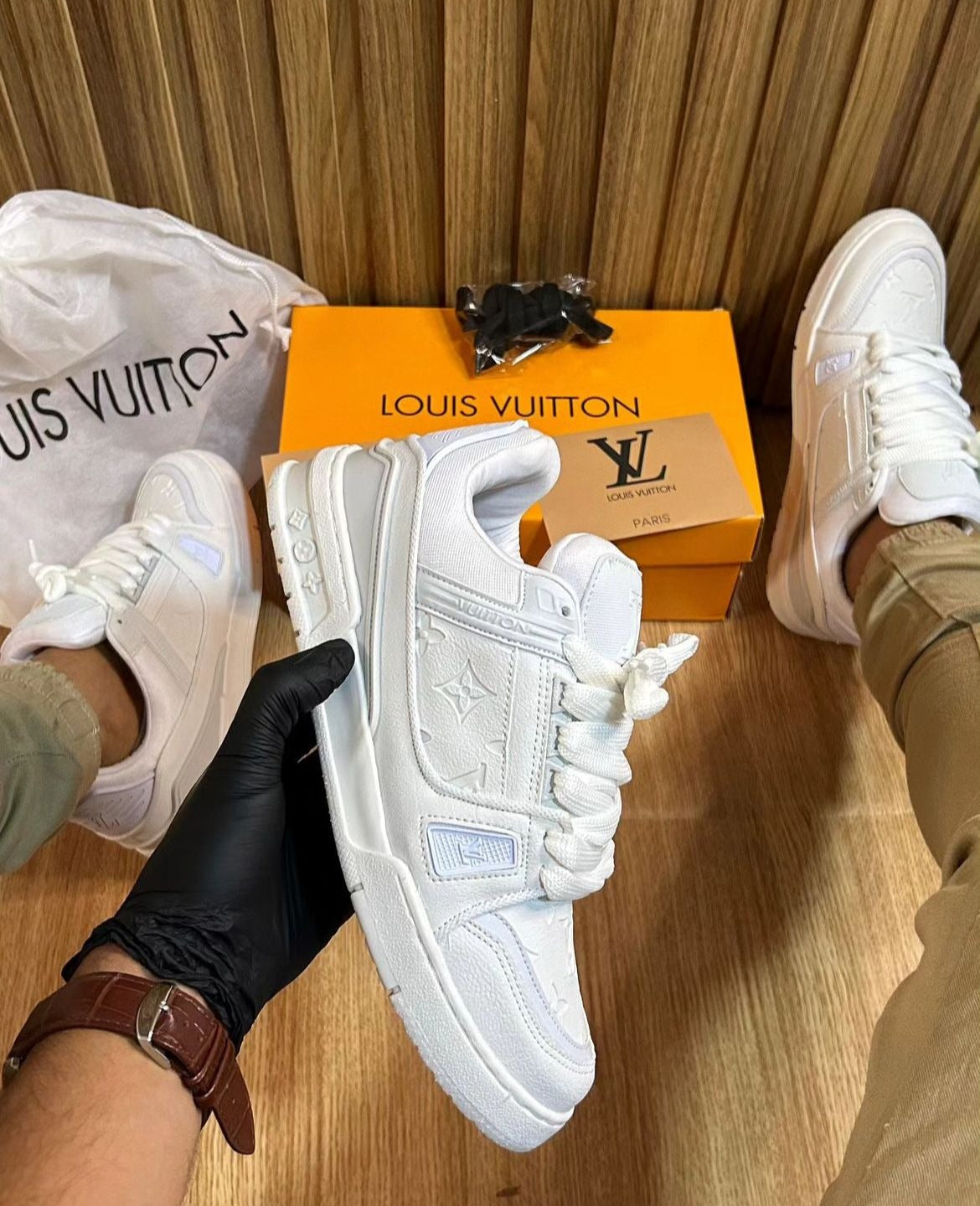 Tênis Louis Vuitton Lv Skate White - Réplica