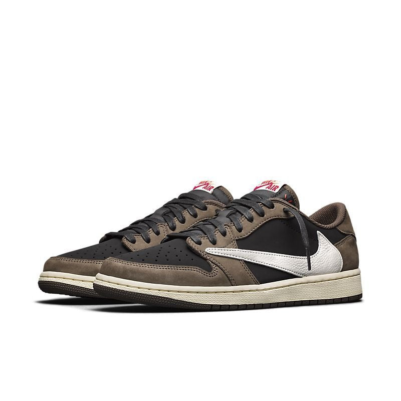 Tênis Air Jordan 1 Retrô Low OG SP Travis Scott Mocha - Réplica