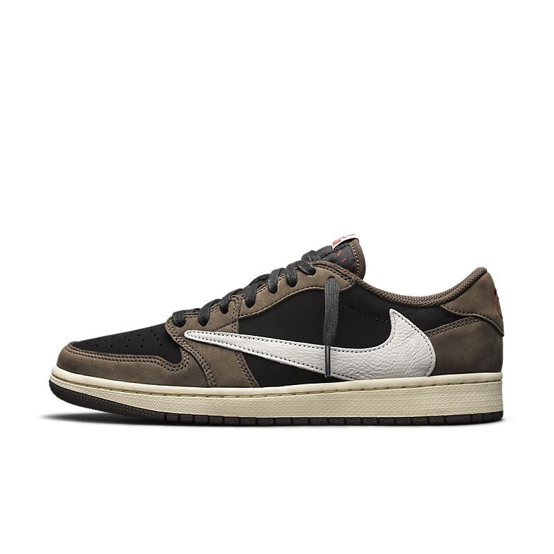 Tênis Air Jordan 1 Retrô Low OG SP Travis Scott Mocha - Réplica