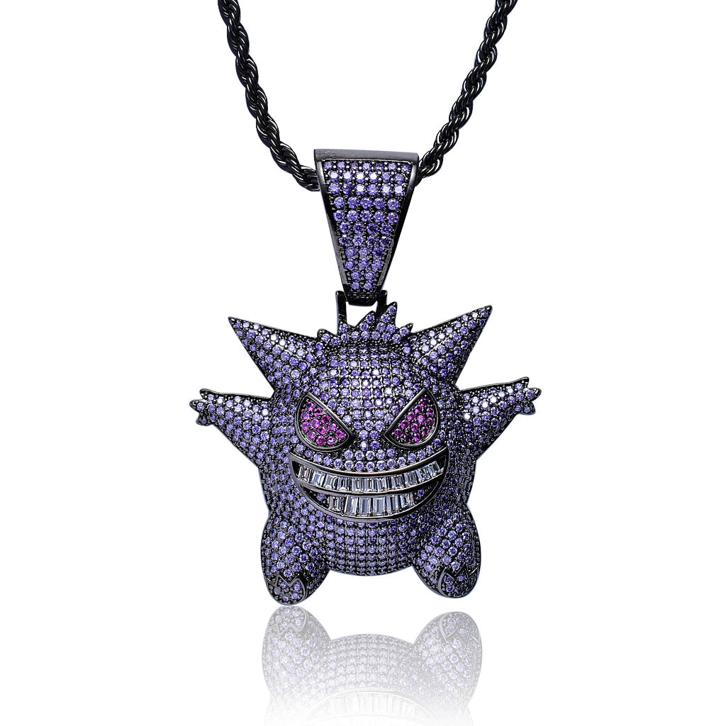 Colar de Gengar Cravejada