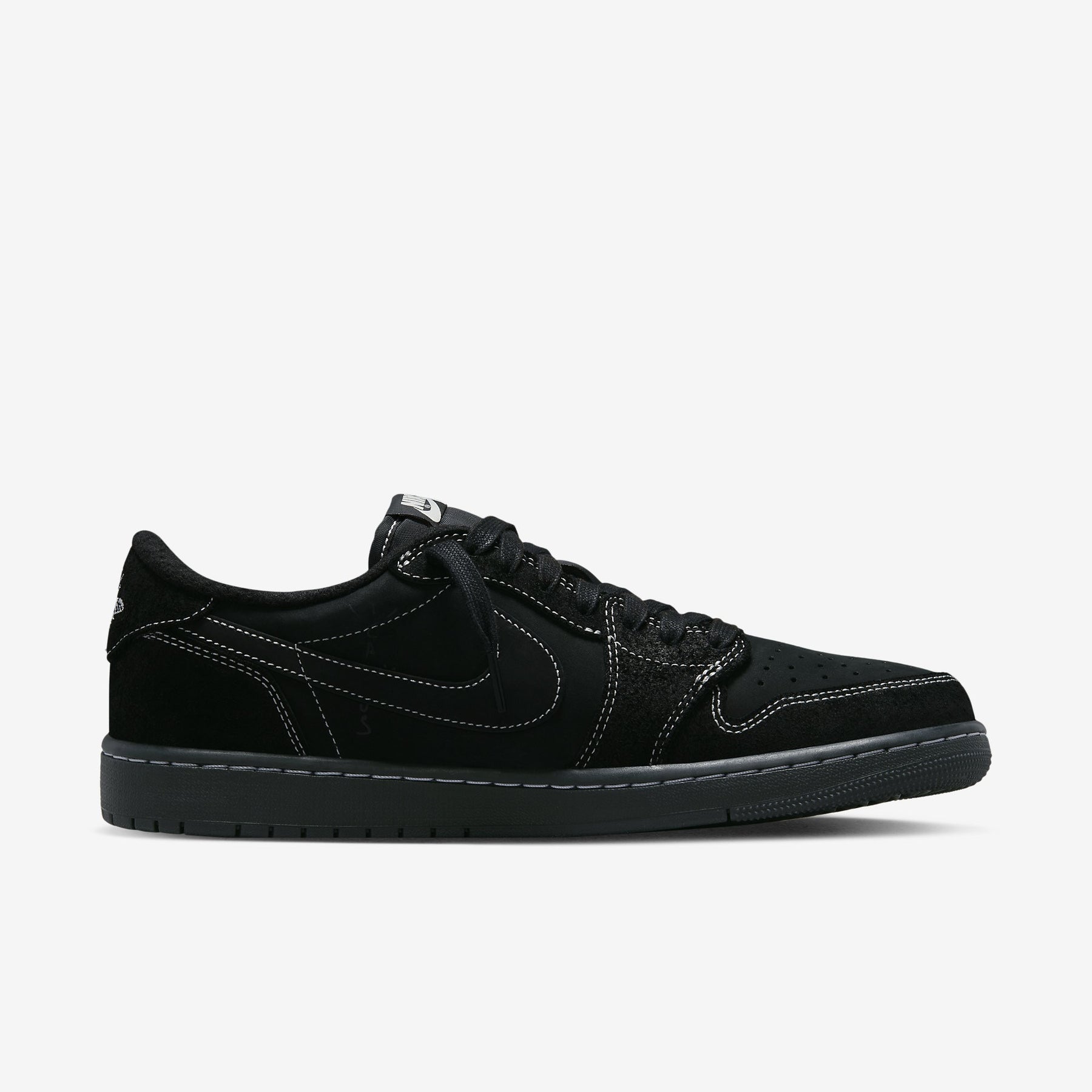 Tênis Nike Travis Scott X Air Jordan 1 Low Black - Réplica