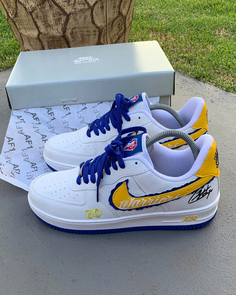 Tênis Nike Air Force Golden State Warriors - Réplica