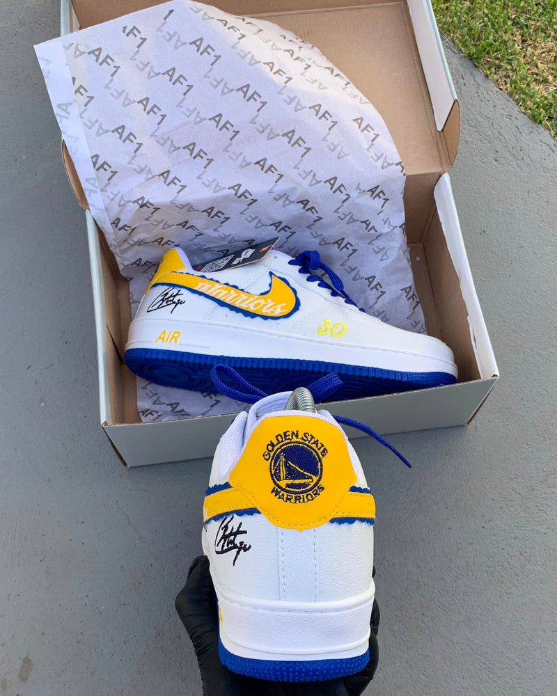 Tênis Nike Air Force Golden State Warriors - Réplica