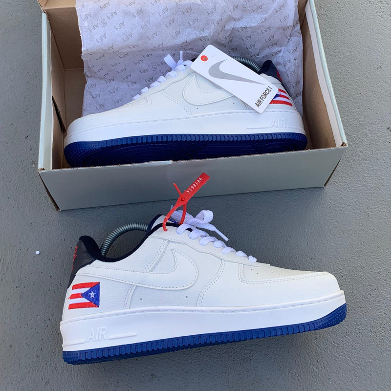 Tênis Nike Air Force 1 Puerto Rico - Réplica