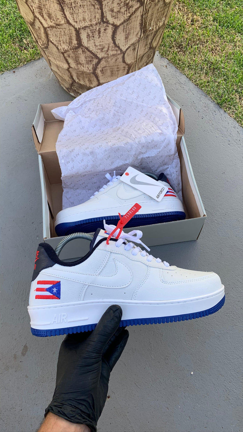 Tênis Nike Air Force 1 Puerto Rico - Réplica