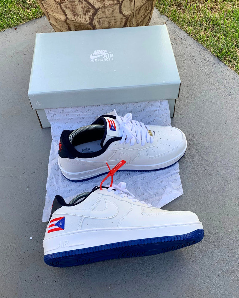 Tênis Nike Air Force 1 Puerto Rico - Réplica