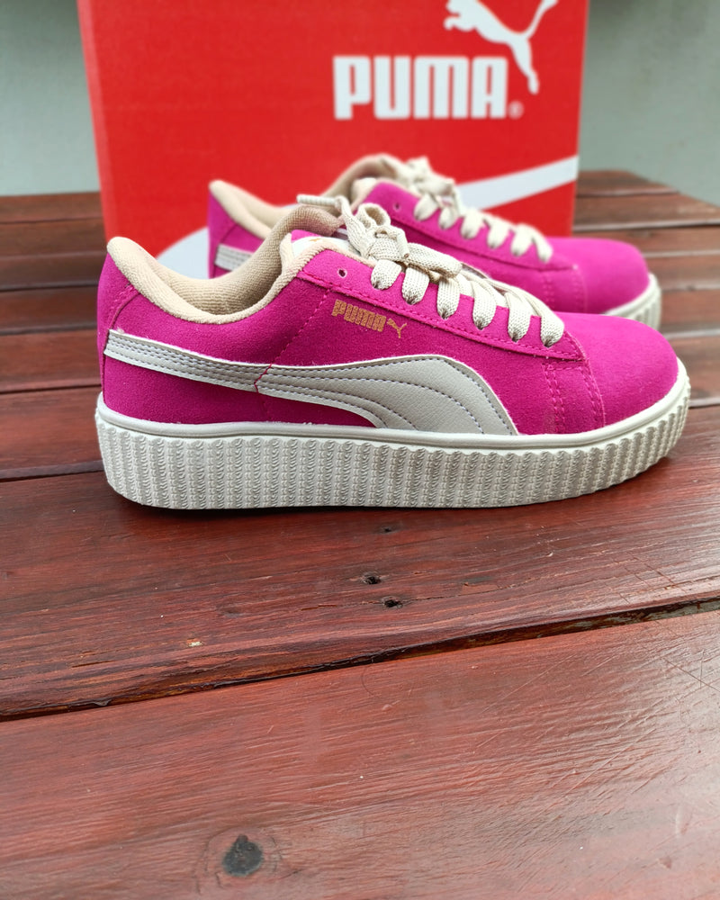 Puma Suede Plataforma - Rosa Réplica