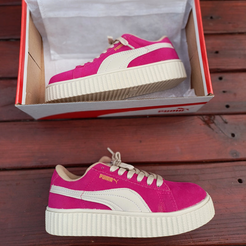 Puma Suede Plataforma - Rosa Réplica