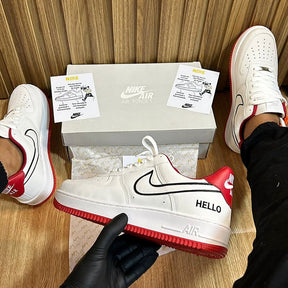 Tênis Nike Air Force 1 HELLO - Réplica