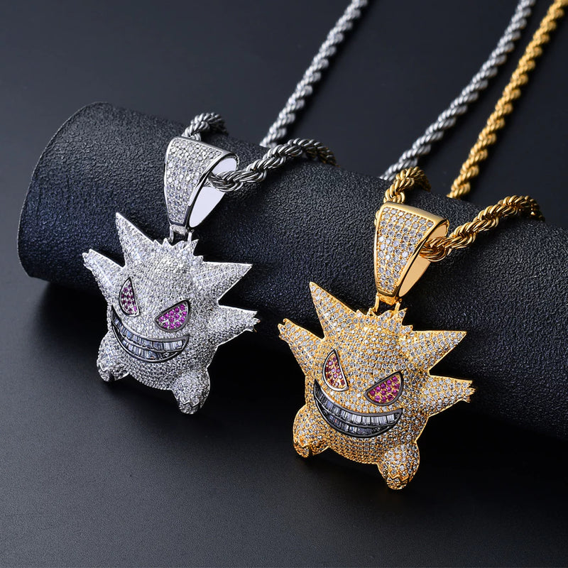 Colar de Gengar Cravejada