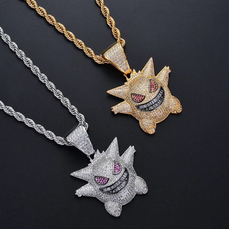 Colar de Gengar Cravejada