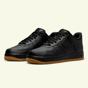Tênis Nike Air Force 1 Gum Preto/Marrom - Réplica