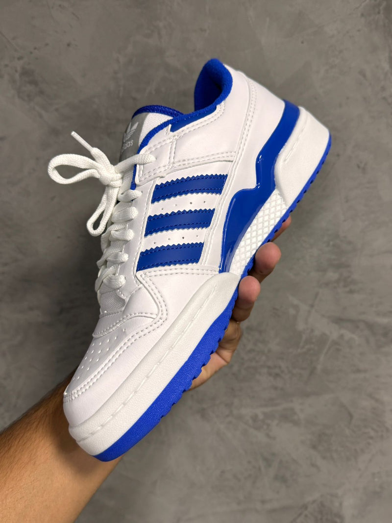 Tênis Adidas Forum Low - Azul e Branco
