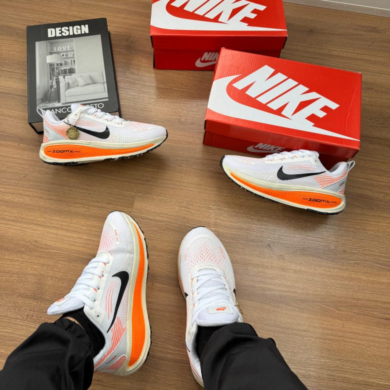 NIKE VOMERO BRANCO LARANJA