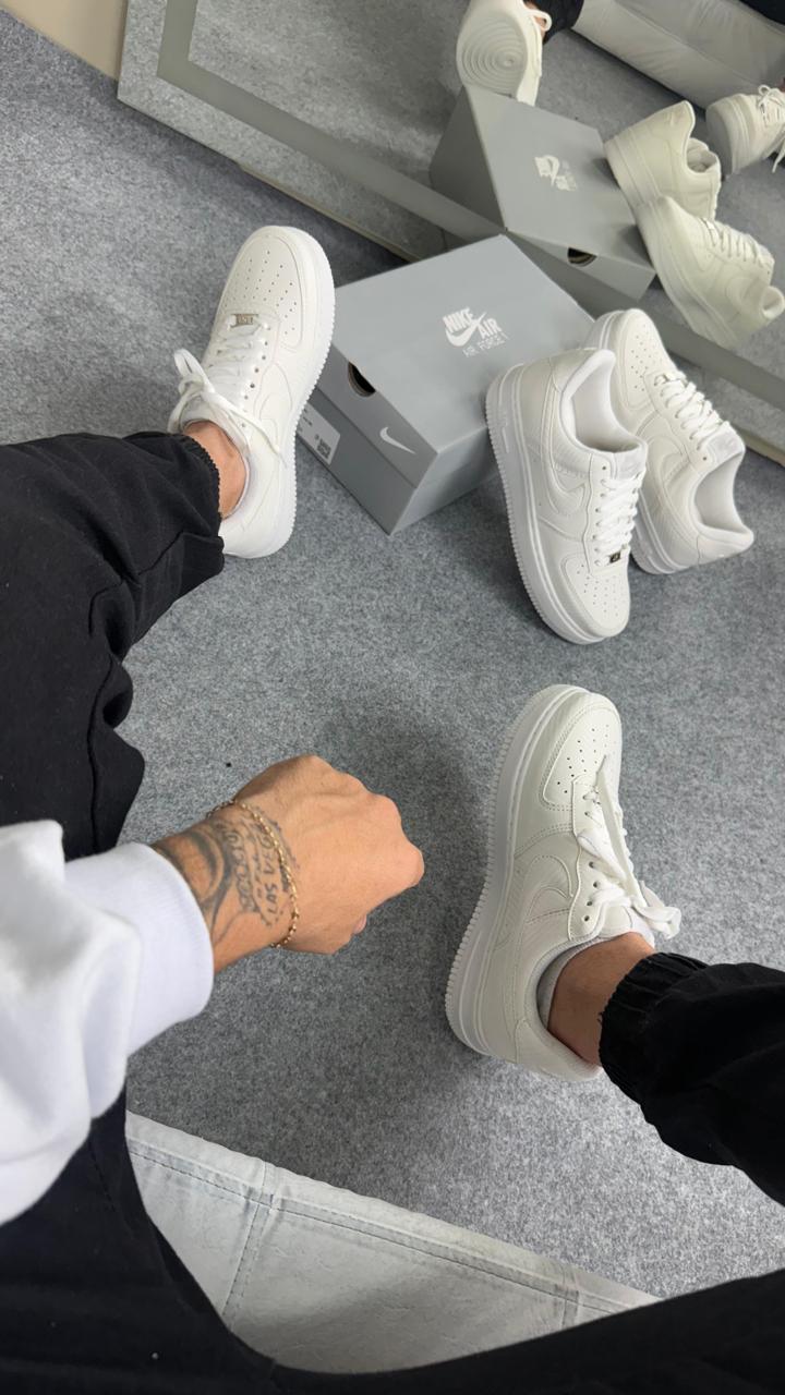 TÊNIS AIR FORCE BRANCO CARBON