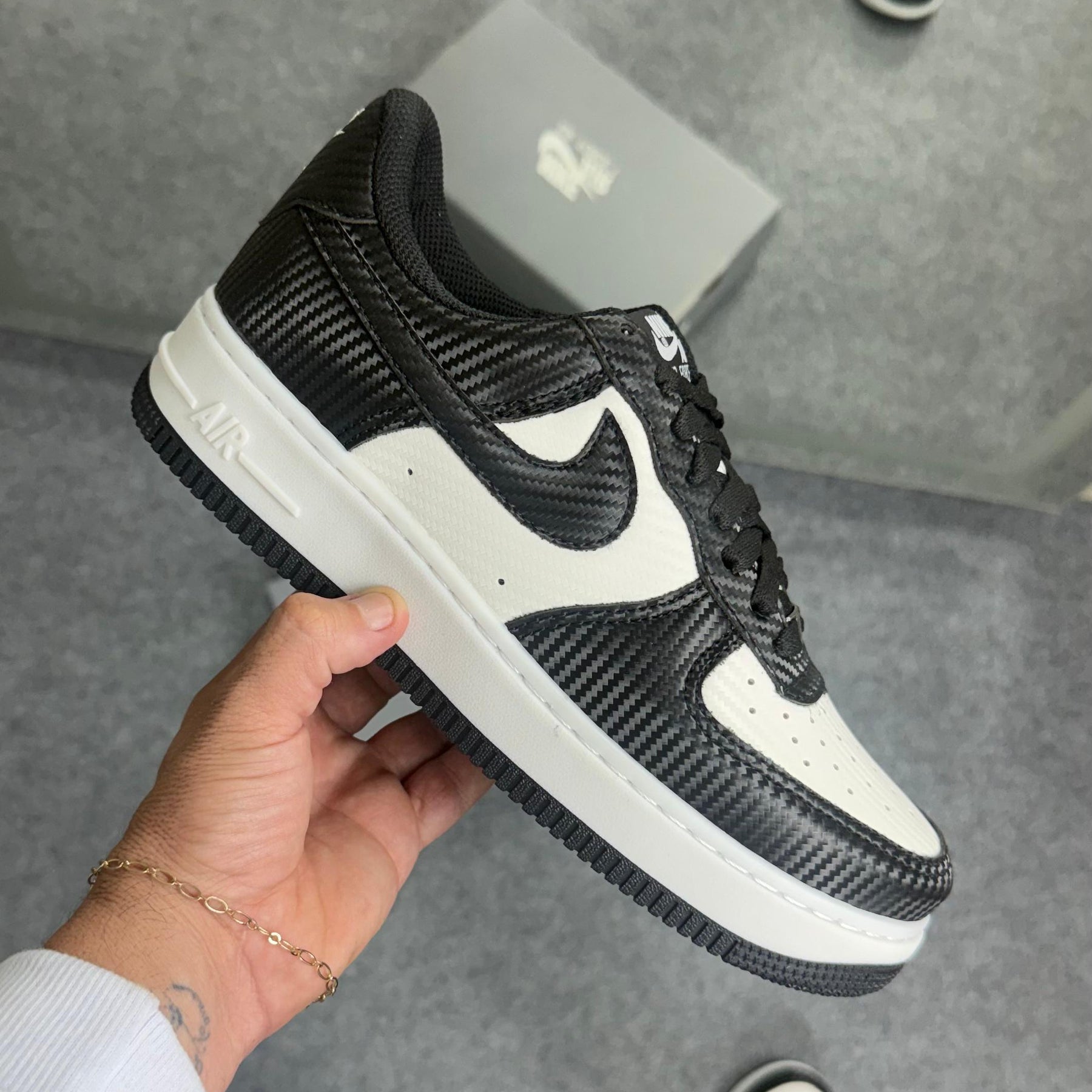 TÊNIS AIR FORCE PANDA CARBON