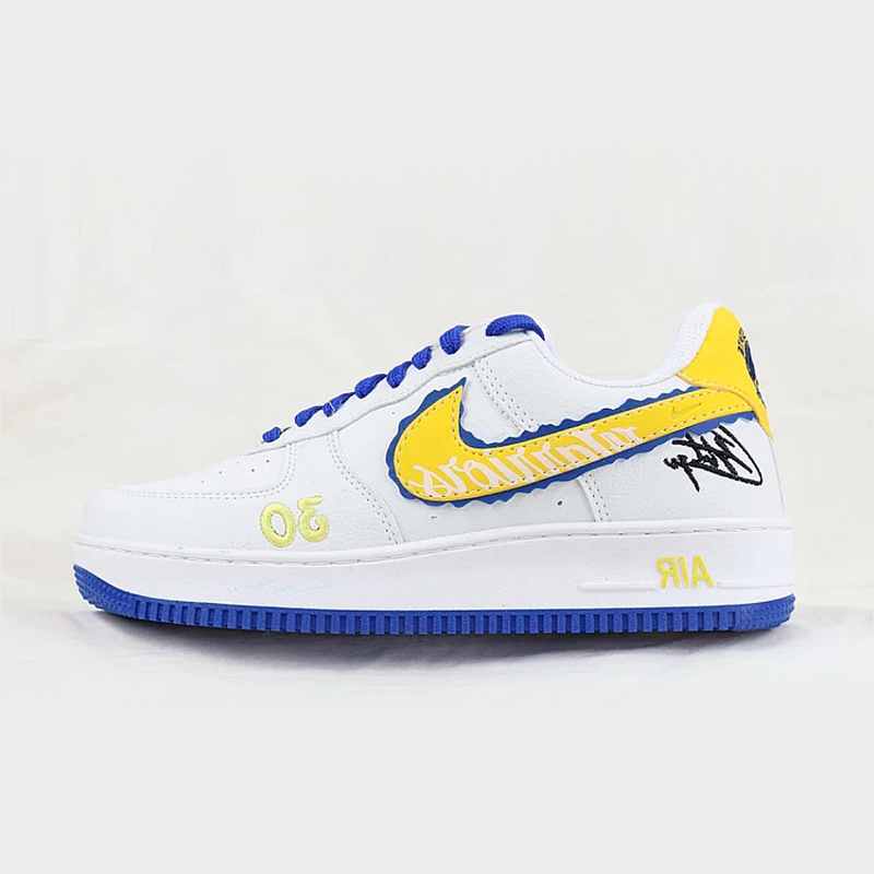 Tênis Nike Air Force Golden State Warriors - Réplica