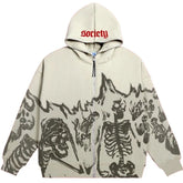 Casaco Streetwear Y2K SKELETON - STREAKER