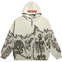 Casaco Streetwear Y2K SKELETON - STREAKER