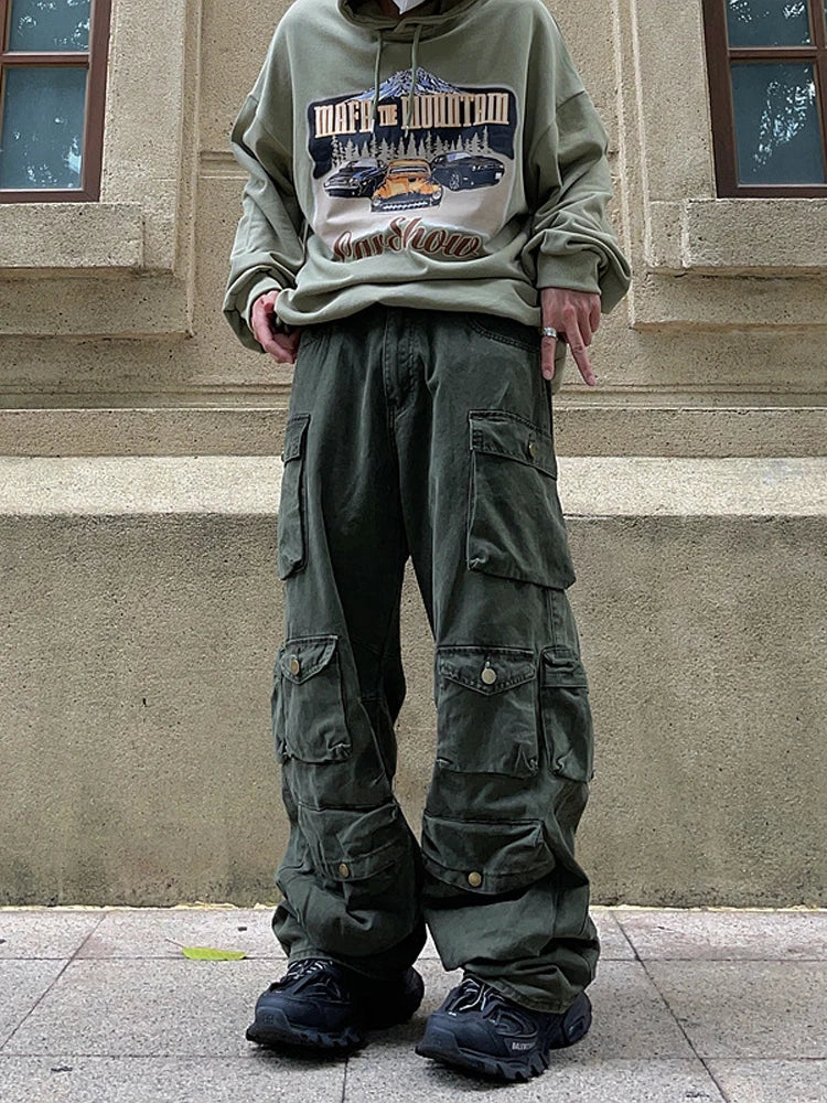 Calça Cargo com 10 Bolsos - STREAKER