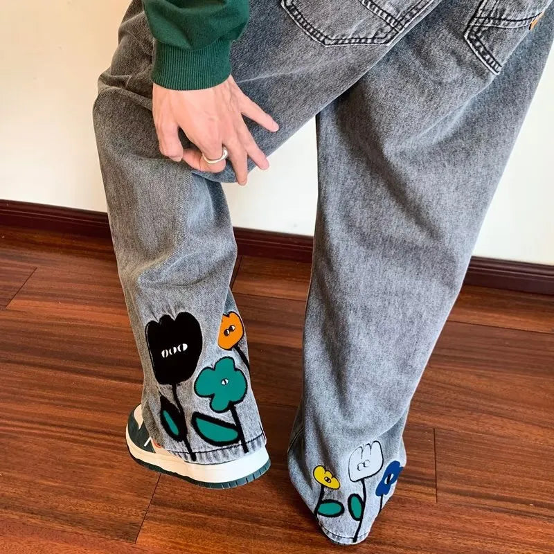 Calça Baggy Masculina FLOR Y2K - STREAKER