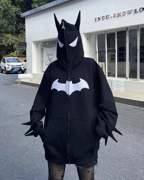 Casaco Y2K com Zíper BATMAN - STREAKER
