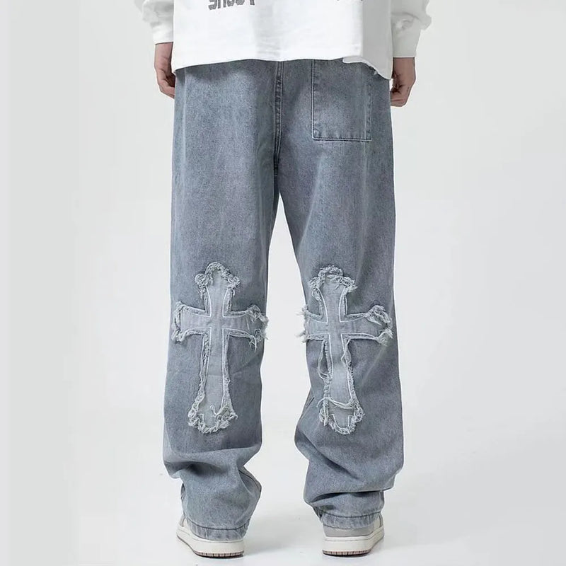 Calça Jeans Masculina Y2K CRUZ - STREAKER