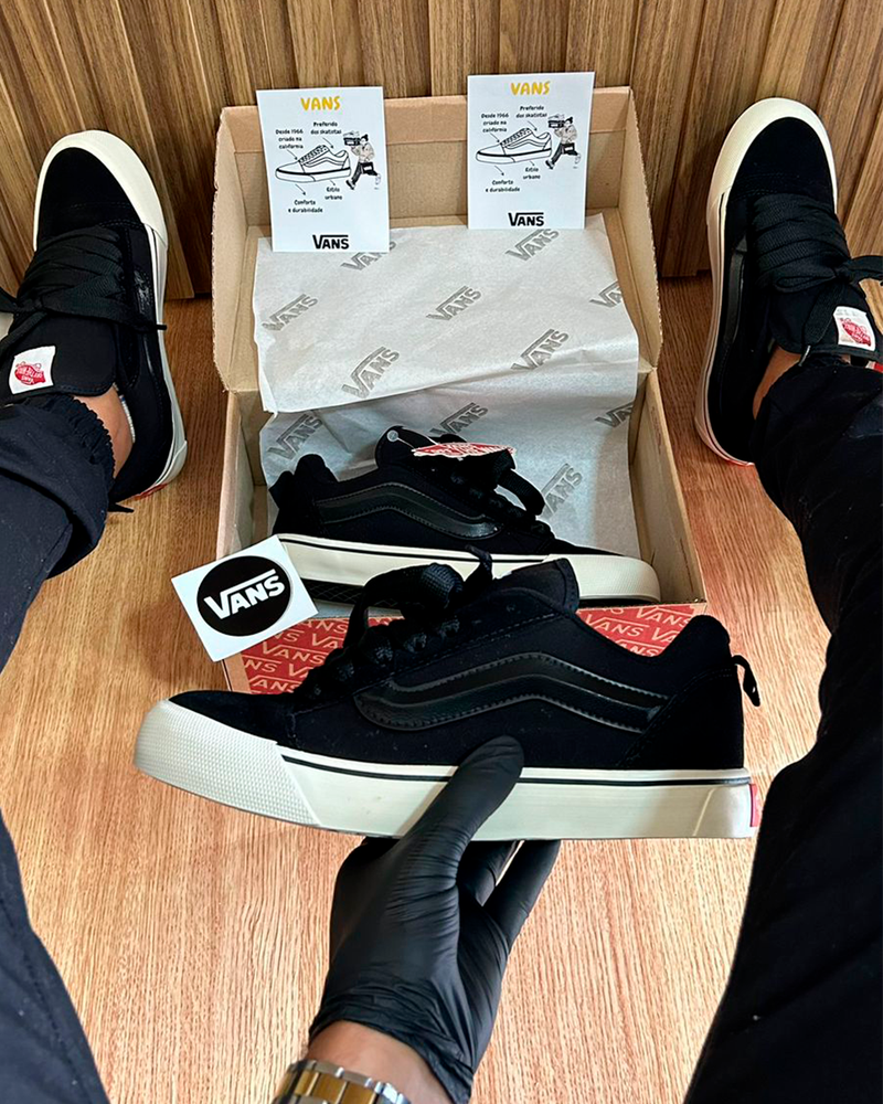 Vans KNU SKOOL - Black OFF