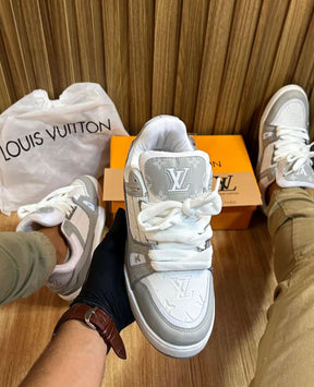 Tênis Louis Vuitton Lv Skate White/Grey - Réplica