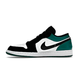 Jordan 1 Low "White Black Mystic Green" - Réplica