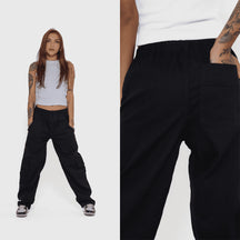 Calça Cargo Sarja Jeans - Unissex
