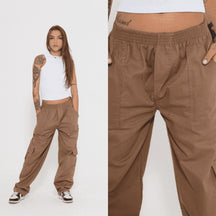 Calça Cargo Sarja Jeans - Unissex
