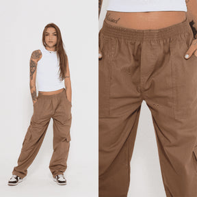 Calça Cargo Sarja Jeans - Unissex