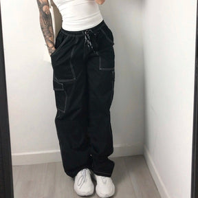 Calça Cargo Black Contrast - STREAKER
