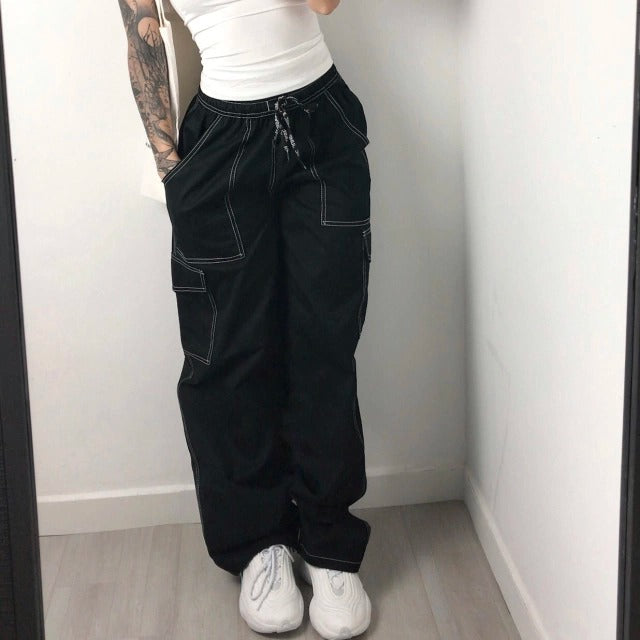 Calça Cargo Black Contrast - STREAKER