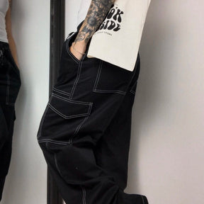 Calça Cargo Black Contrast - STREAKER