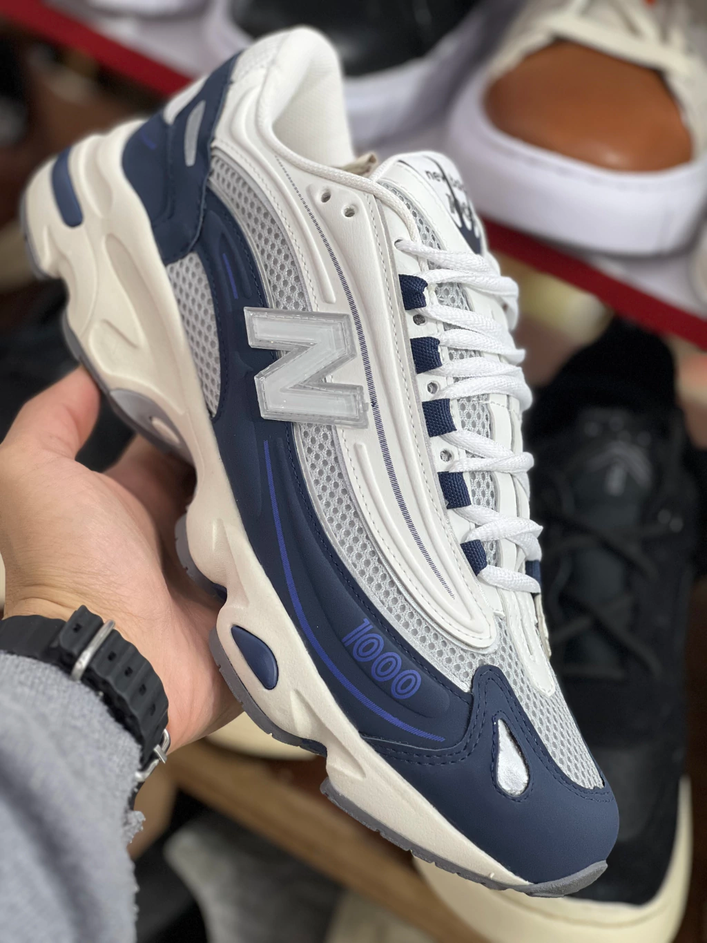 New Balance 1000 Azul e Branco